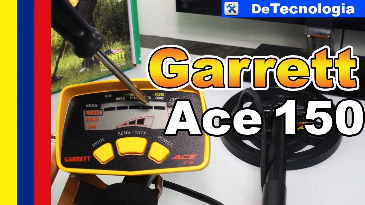 CÓMO SE UTILIZA UN DETECTOR DE METALES Garrett Ace 150 en Español Colombia