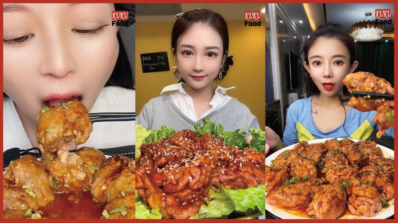Spicy Pig Brain Stew Mukbang 麻辣猪脑花吃播 매운 돼지뇌찜먹방 CHINESE FOOD EATING SHOW #1