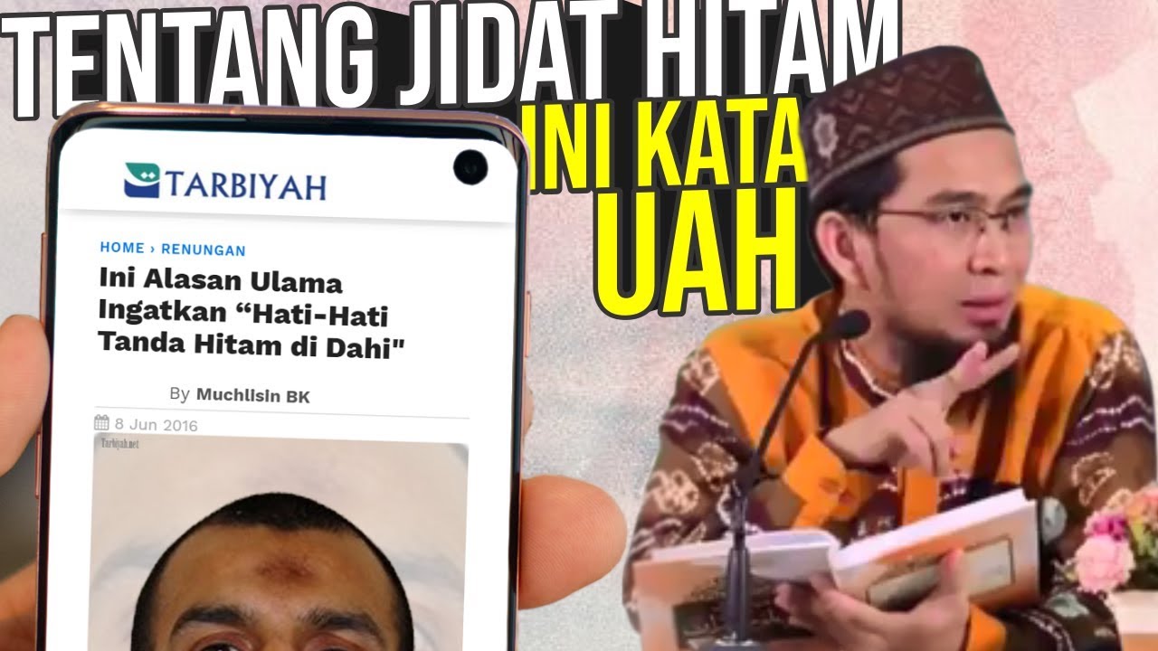 TANDA HITAM di Kening⁉️ Ternyata BUKAN Bekas Sujud. Ini Kata Ustadz Adi Hidayat LC MA