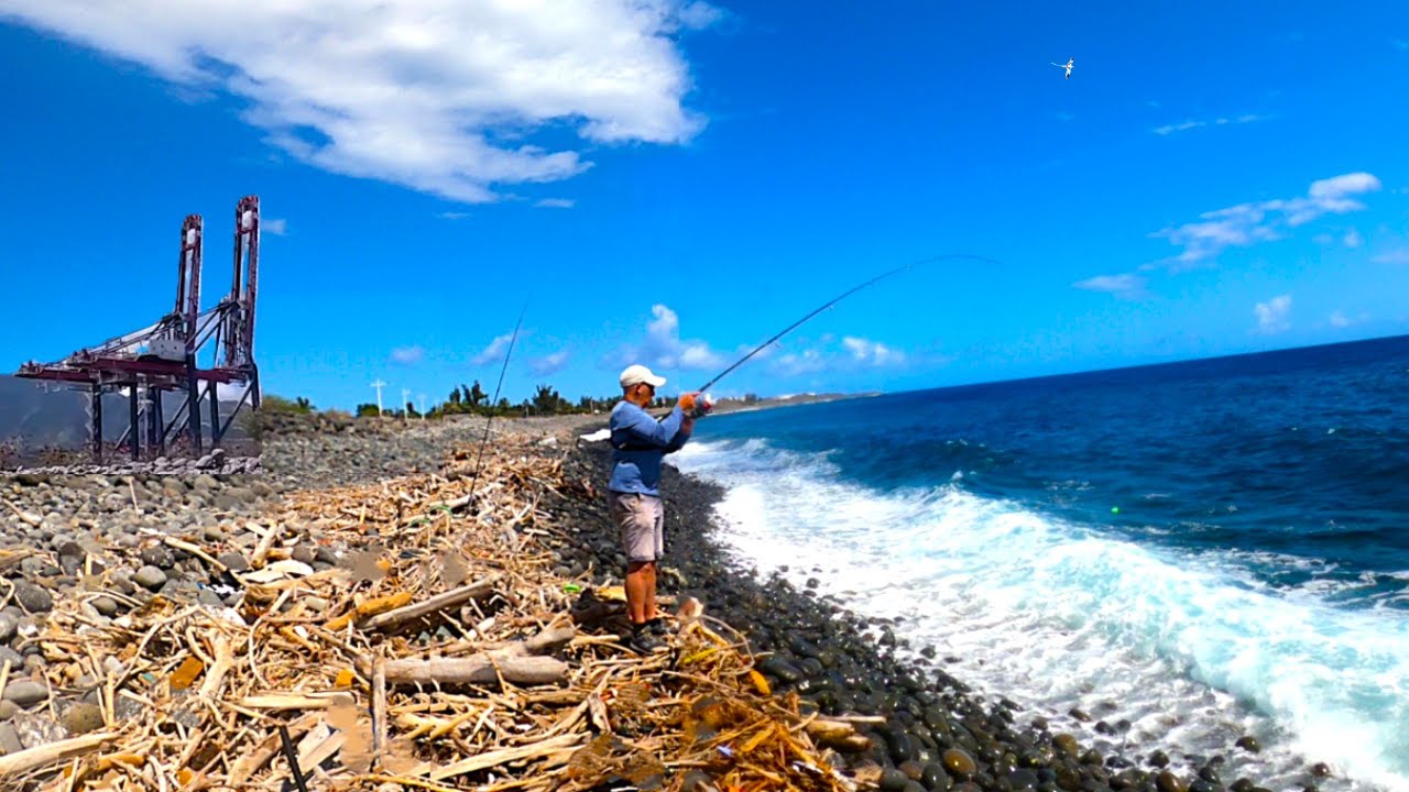 Pêche du Bord le PORT Réunion FISHING 974