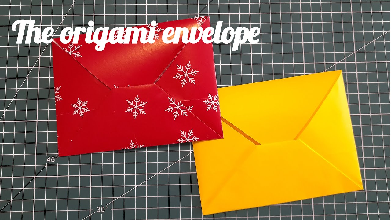 How to Make an Origami Envelope (with Glue) - Easy Paper Folding