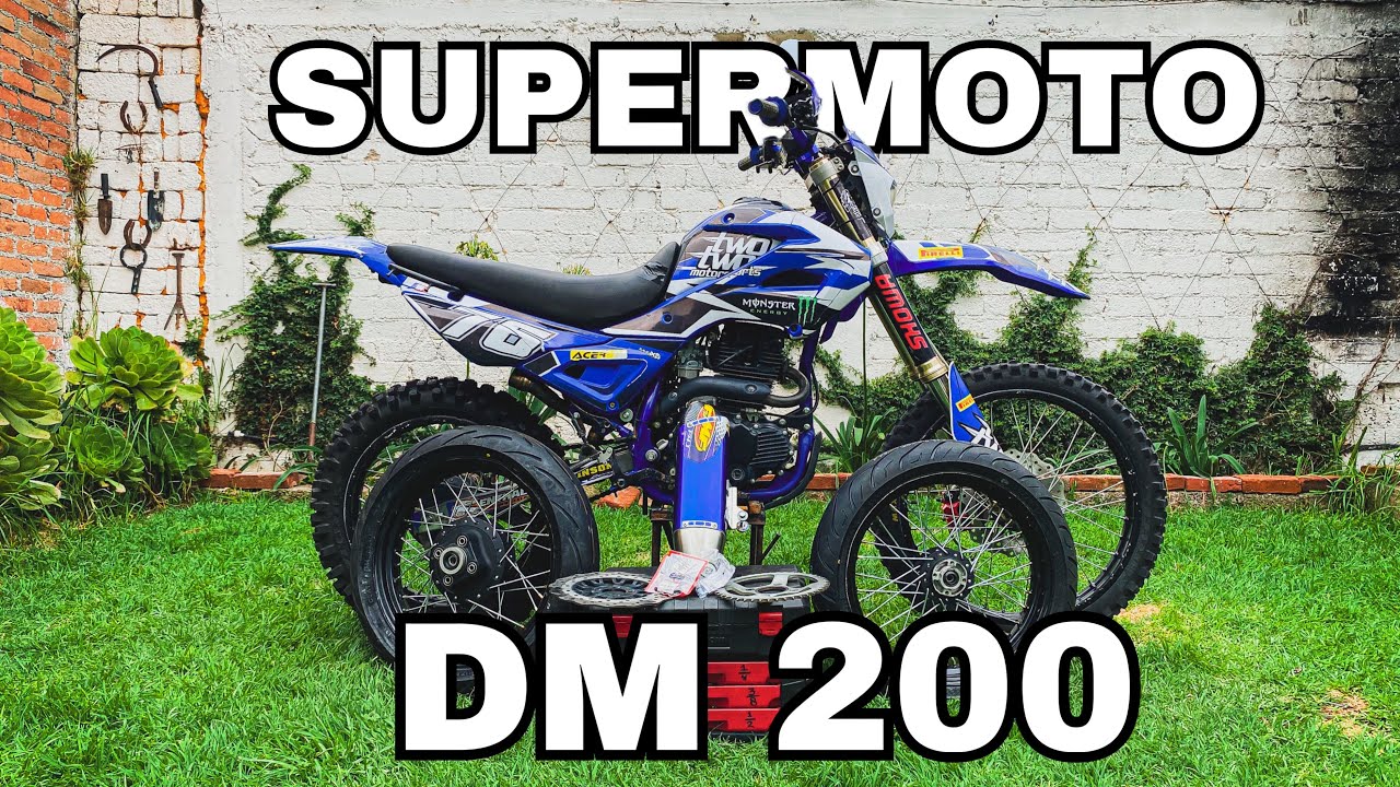 LA MEJOR DM 200 SUPERMOTO 🔥| SUPERMOTO BUILD