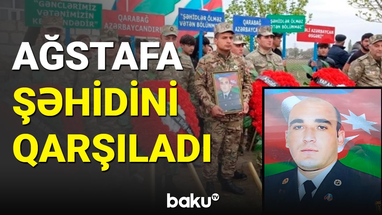 Ailəsi Laçında şəhid olan Elşad Həsənovla vidalaşır - BAKU TV