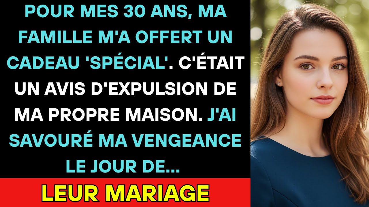 Pour Mon Anniversaire, Ma Famille M'a Expulsée. J'ai Souri En Détruisant Leur Plan Parfait...