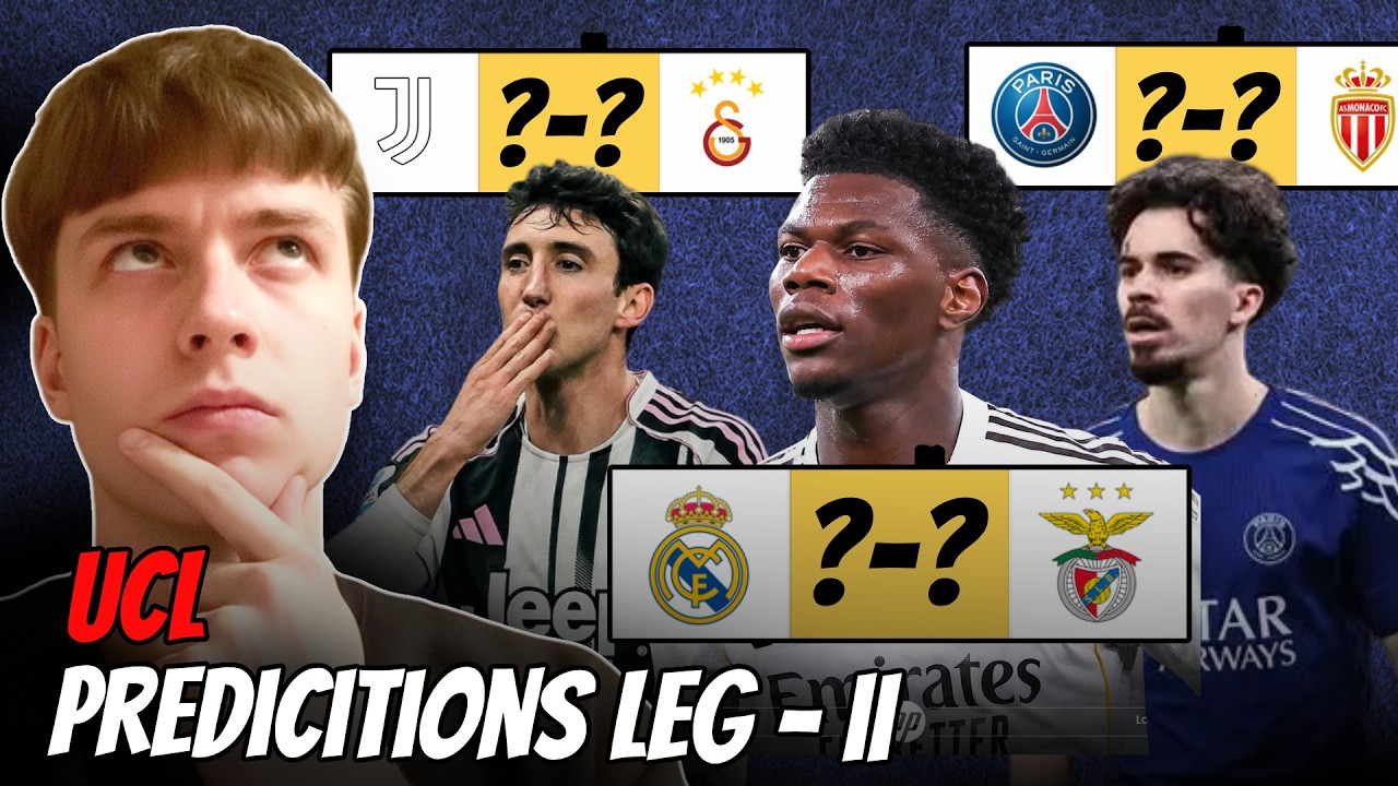 UEFA Champions League Playoff Predictions 2nd leg!