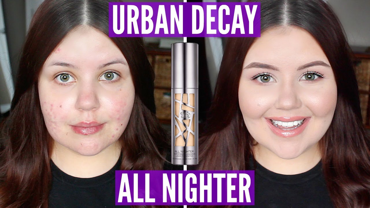 First Impressions | Urban Decay All Nighter Foundation (Acne/Scarring)