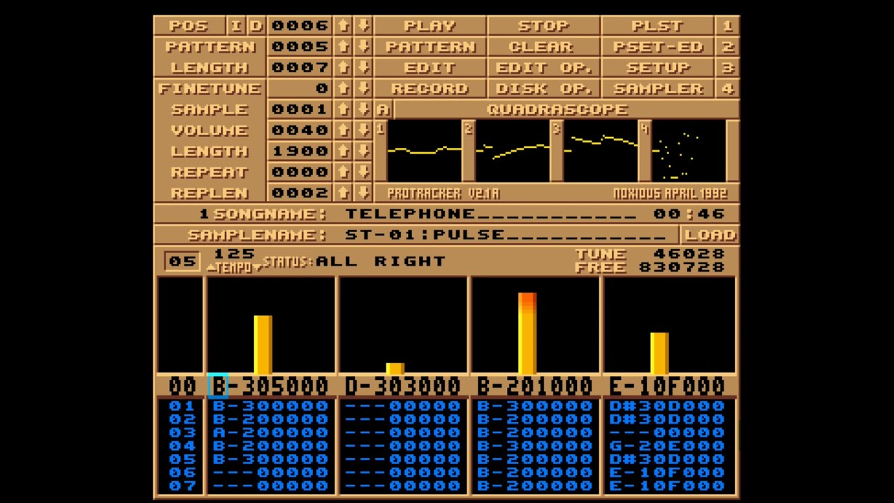 Amiga Music - Karsten Obarski Classic MODs - Amegas, Crystal Hammer, Telephone, Jack Dance, EndTheme