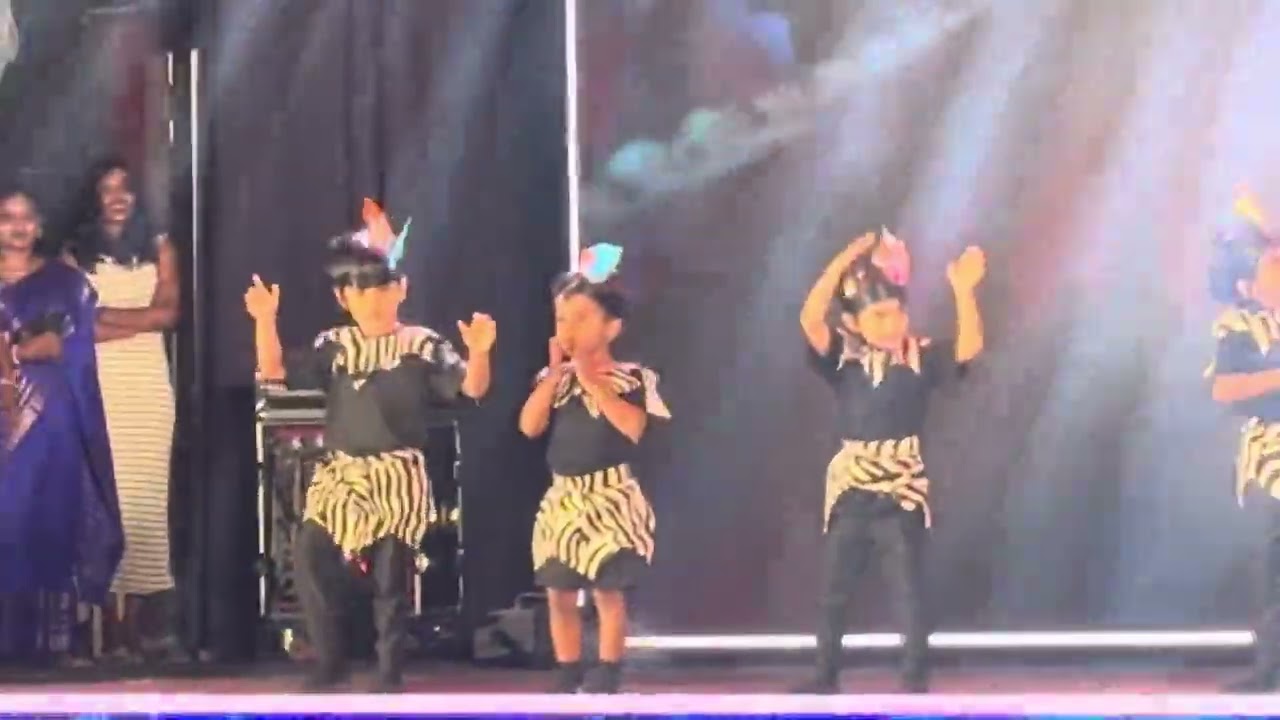Playschool tribal dance the Alpha Millenium School