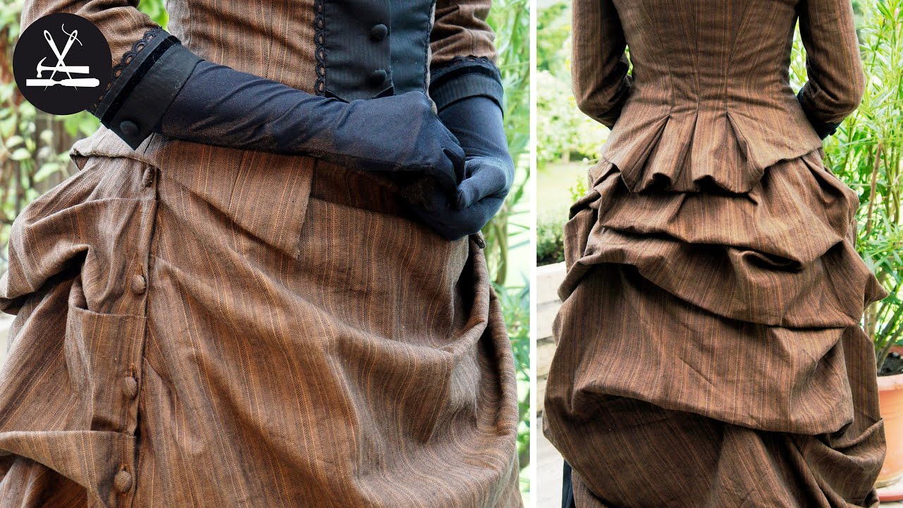 Viktorianisches Kleid Teil 1: Drapieren eines Rockes