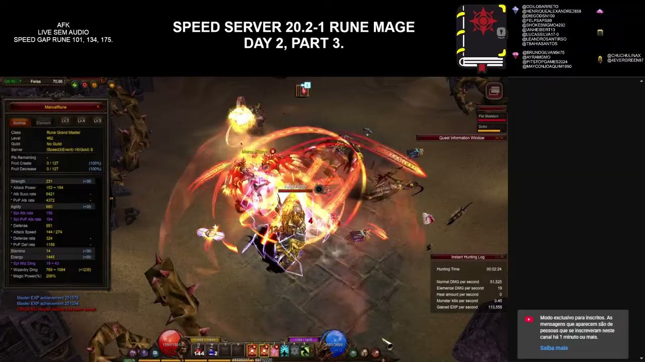 Speed Server 20.2-1 Rune Mage - Day 2, Part 3.