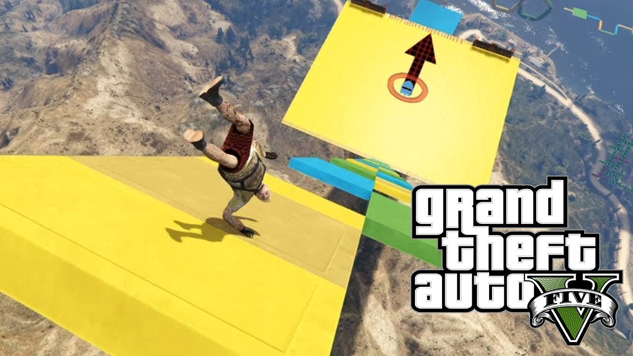 EL RETO IMPOSIBLE DE BAJAR LA CUESTA!! PARKOUR GTA V