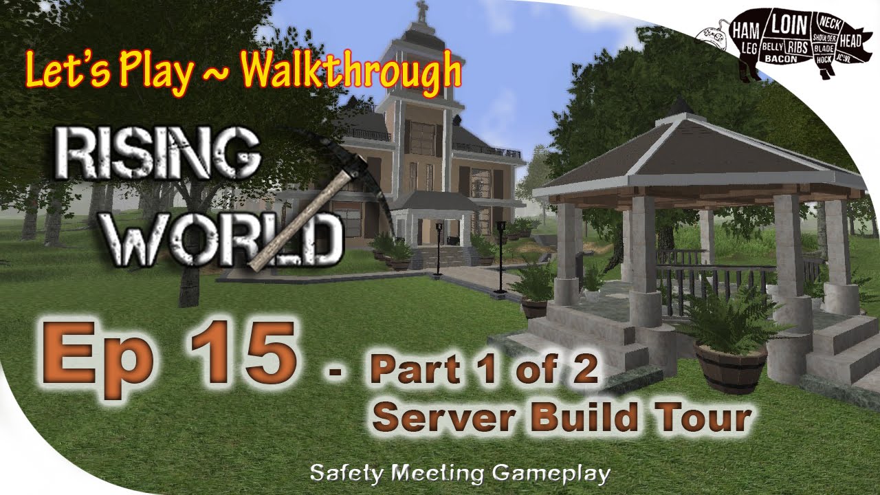 ~ RISING WORLD | Ep 15 | Server Tour - Part 1 | See The Builds