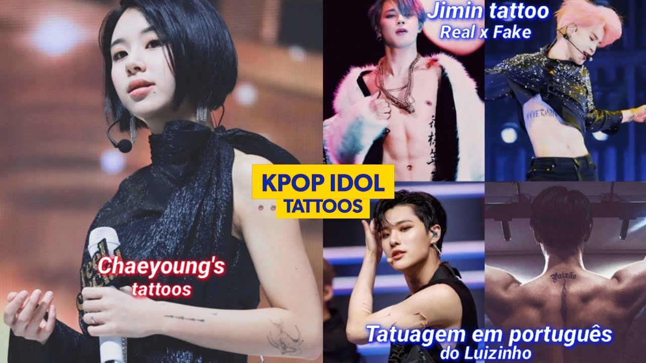 KPOP Idols Que Têm Tatuagens E Seus Significados