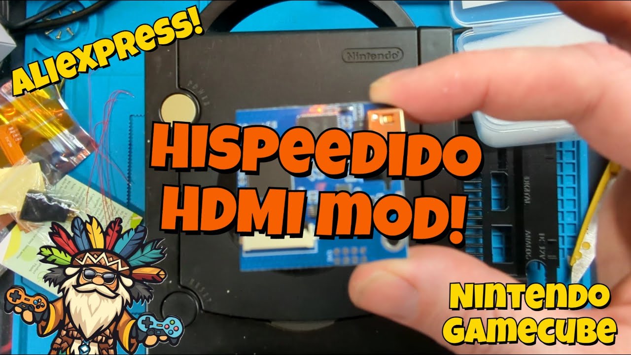 Gamecube Internal HDMI Install! - Hispeedidio