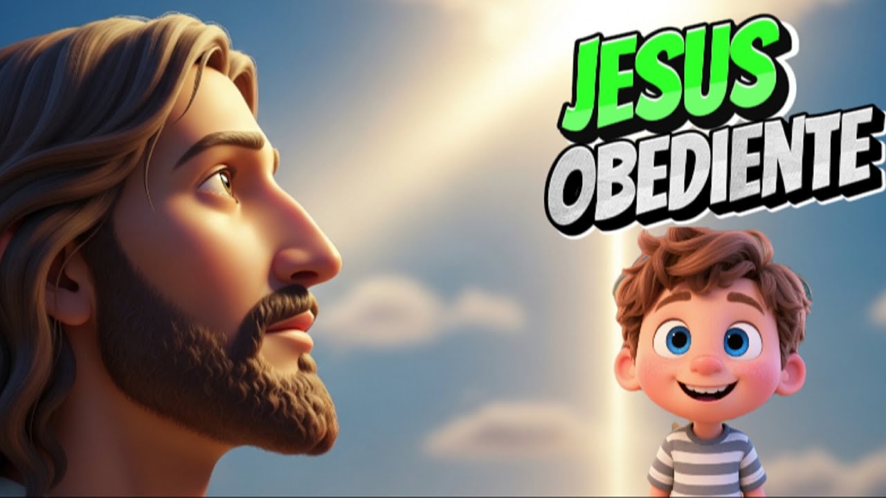 Jesus Obedece ao Pai e Nos Ensina a Viver / História Bíblica Infantil