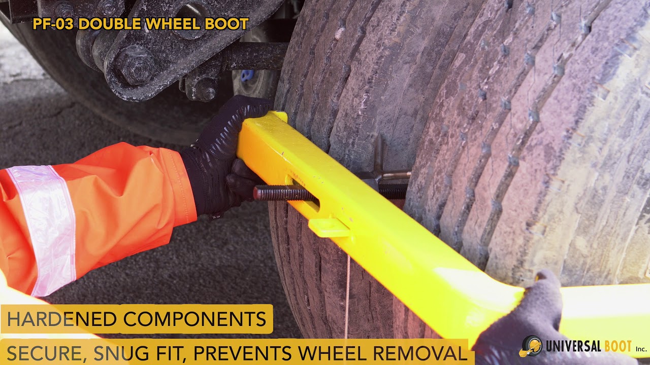 The Universal Boot Double Wheel Immobilizer