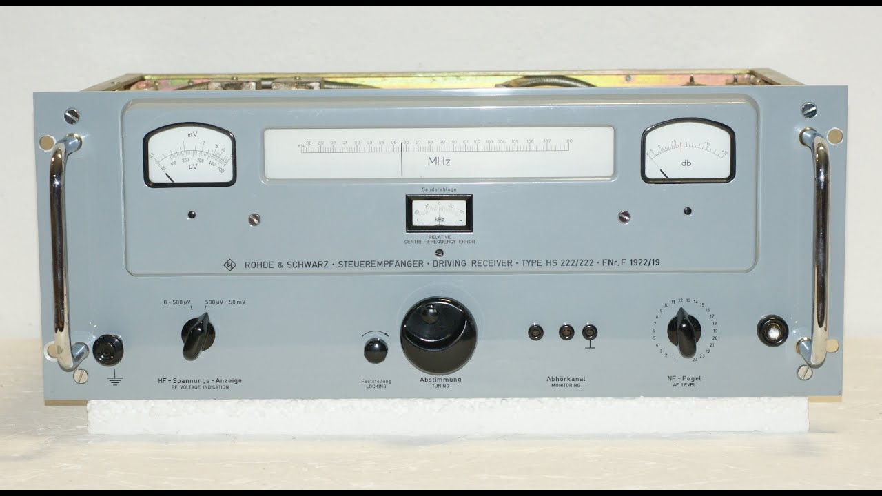 World's Best Radio Tuner: Rohde & Schwarz ESB Ballempfänger,  (from BEB #120) + 200 photos