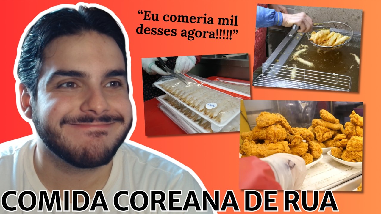REAGINDO: COMIDA COREANA DE RUA! | Corte das Lives