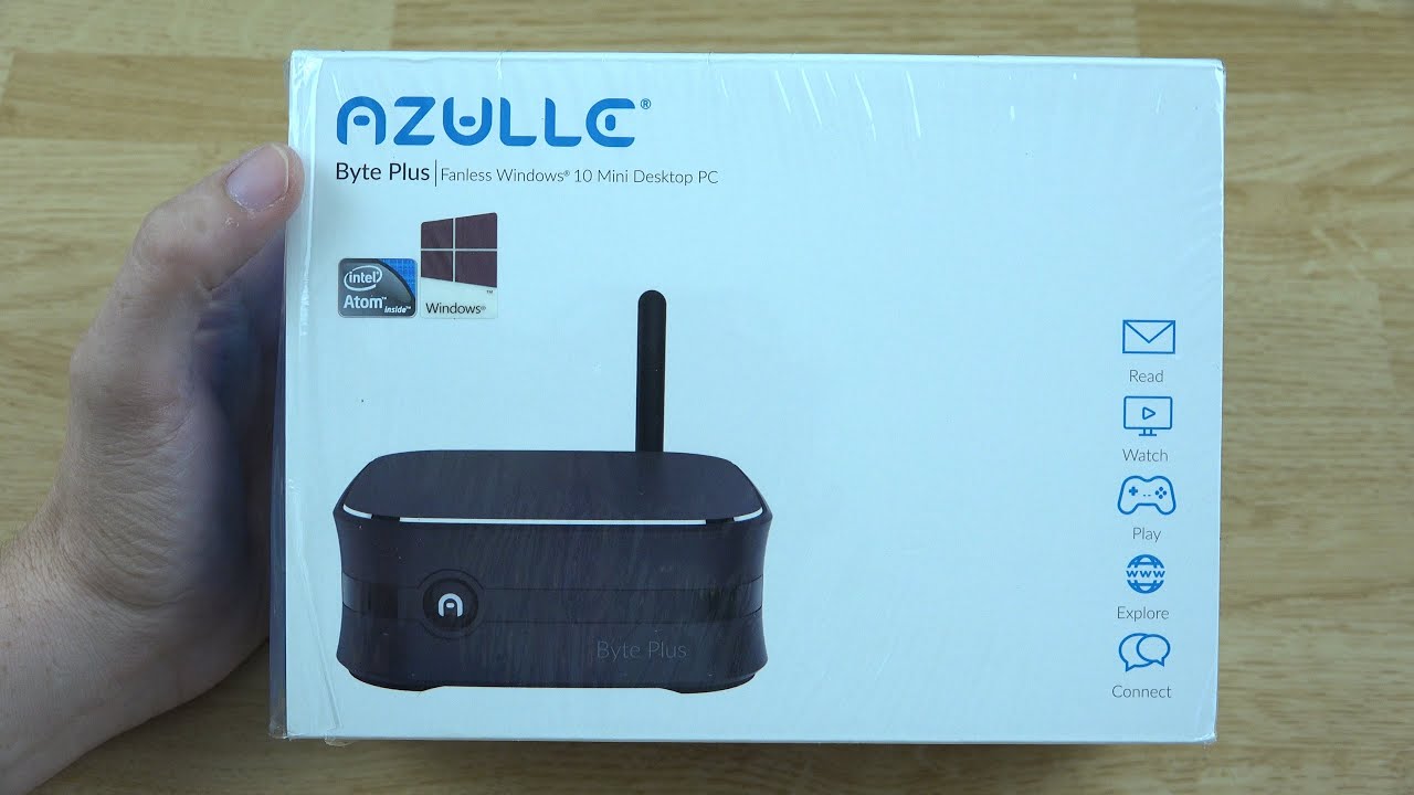 Azulle Byte Plus Fanless Mini Desktop PC