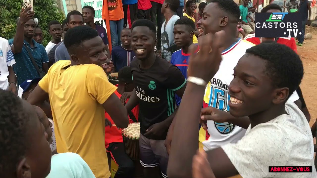 Asc liberté 4 les supporters très confiants gnoléne meune et appellent à la non violence...