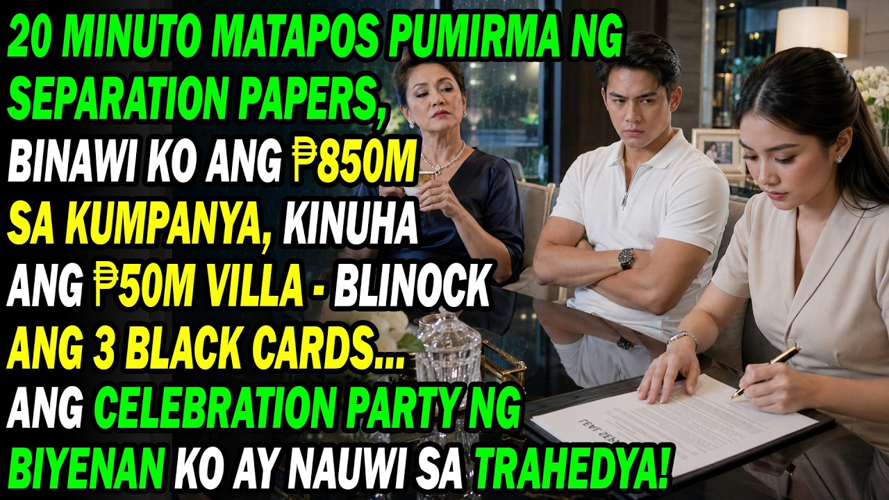 20 Mins Matapos Pumirma Ng Separation Papers, Binawi Ko Ang ₱850M Sa Kumpanya, Kinuha Ang ₱50M Villa