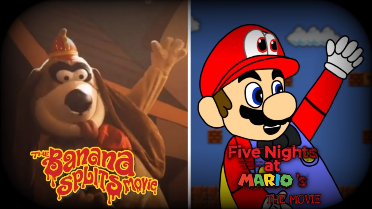 Обложка фильма «The Banana Splits» с игрой Five Nights at Mario's