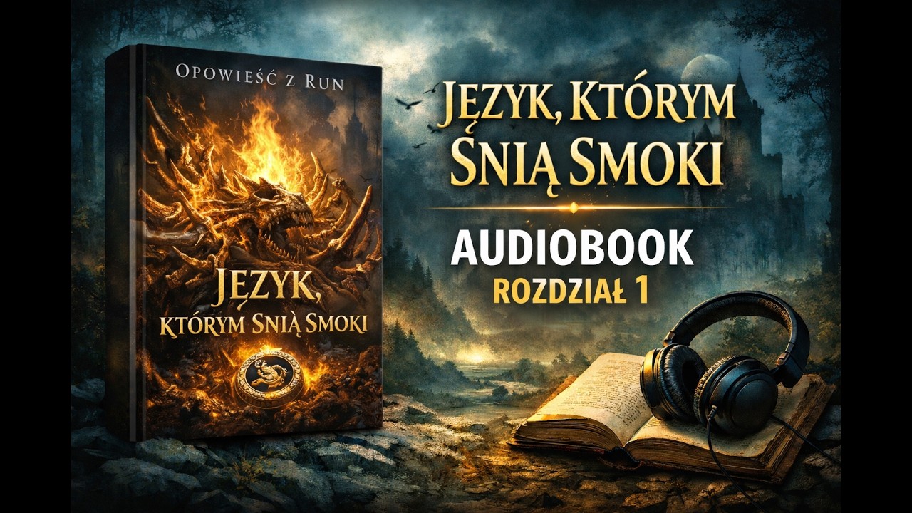 Opowieści z Run: Język, Kt&oacute;rym Śnią Smoki Część 1 Mroczna Fantasy Historia