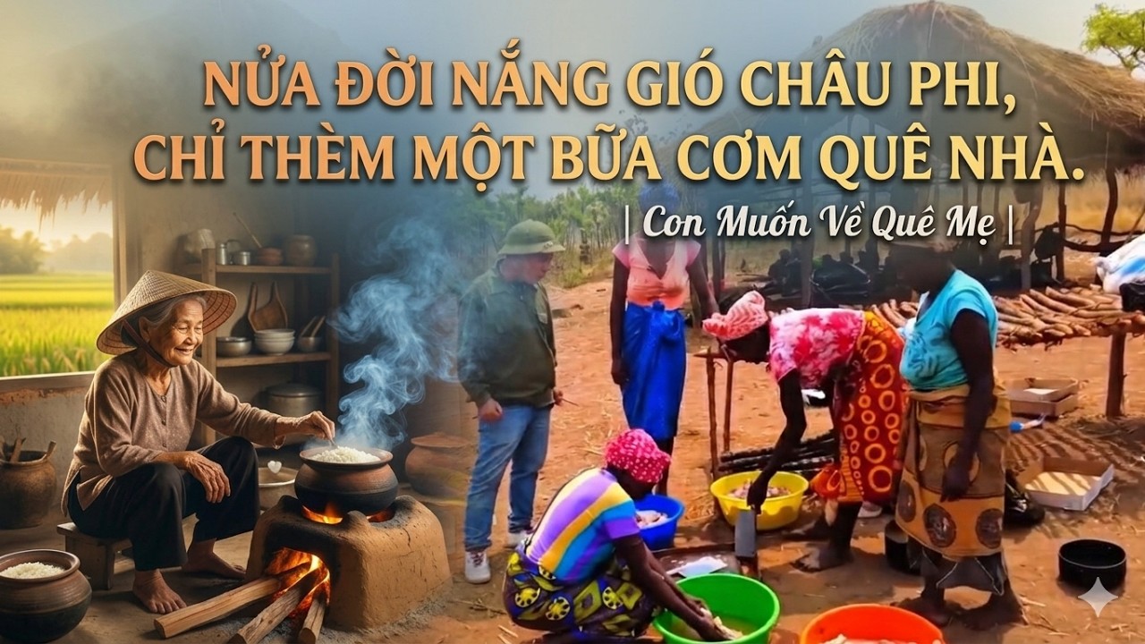 Nửa Đời Nắng Gió Châu Phi, Chỉ Thèm Một Bữa Cơm Quê Nhà | Con Muốn Về Quê Mẹ