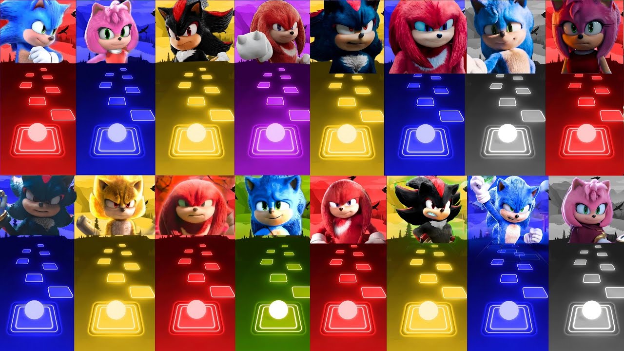 🔴 Sonic SUPER 😱 OTHER HEDGEHOG 3 Tiles Hop 🎯 Cedm rush 🟢 #142