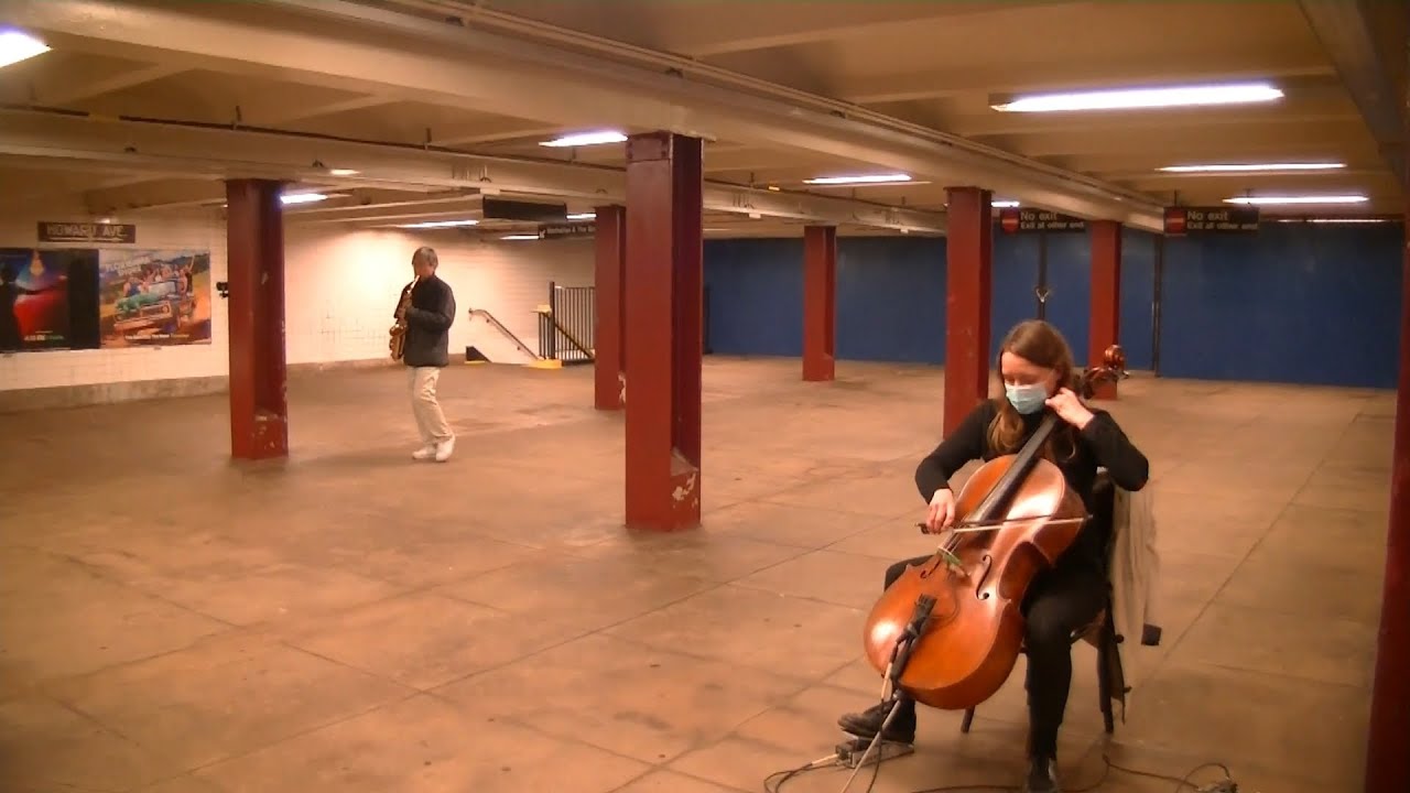 Leila and Tamio at Ralph Ave. (20210311; excerpt)