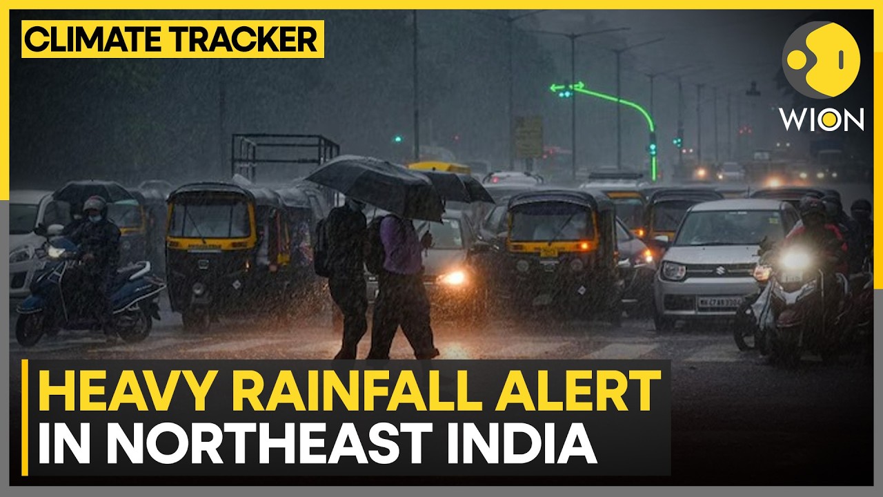 Indian Monsoon: Heavy Rainfall Alert Issued Across Northeast India | WION Climate Tracker