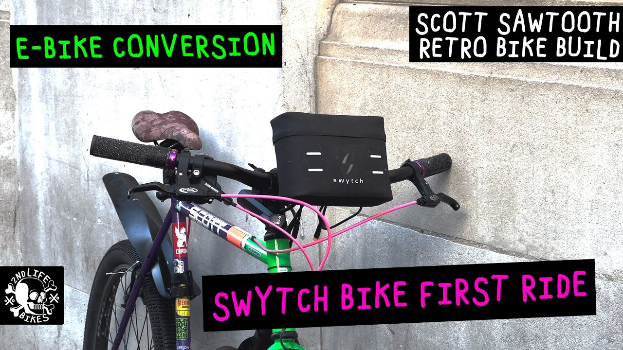 90s E-Bike conversion - First ride and impressions on the Swytch Bike
