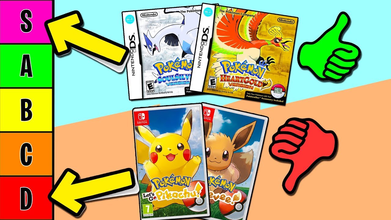 Quali sono i GIOCHI Pokémon più BRUTTI? - Tier List