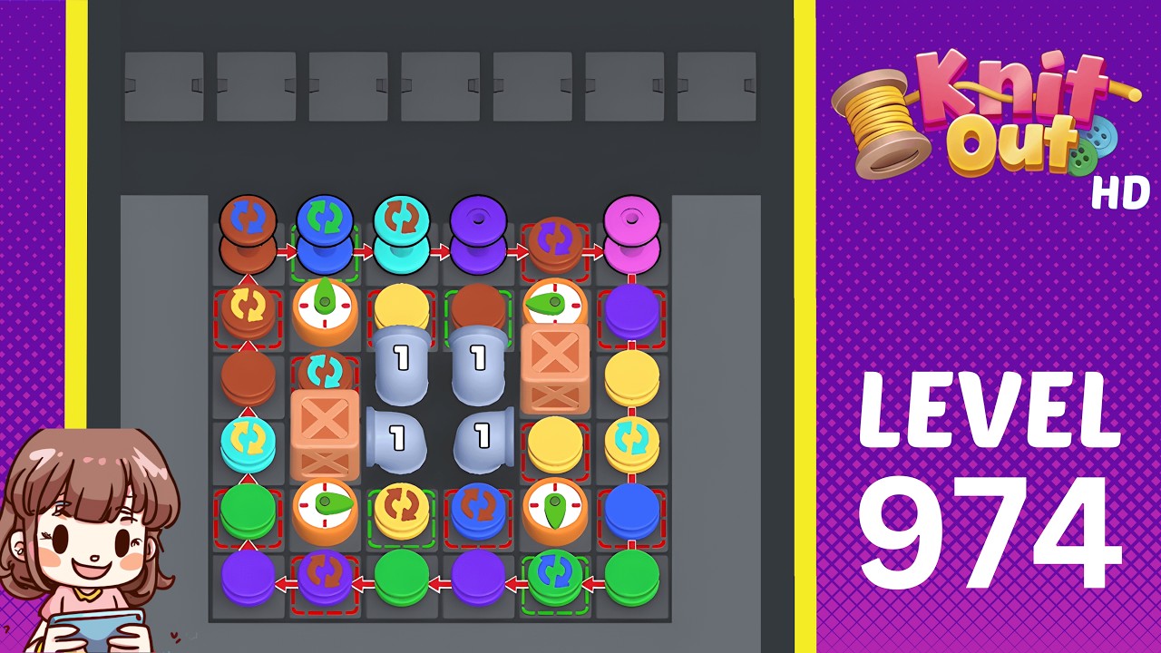 Knit Out Level 974 Solution Walkthrough