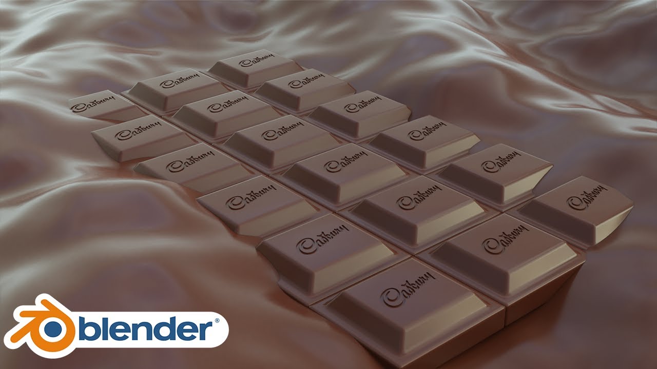 Blender Tutorial: Chocolate Bar Modeling