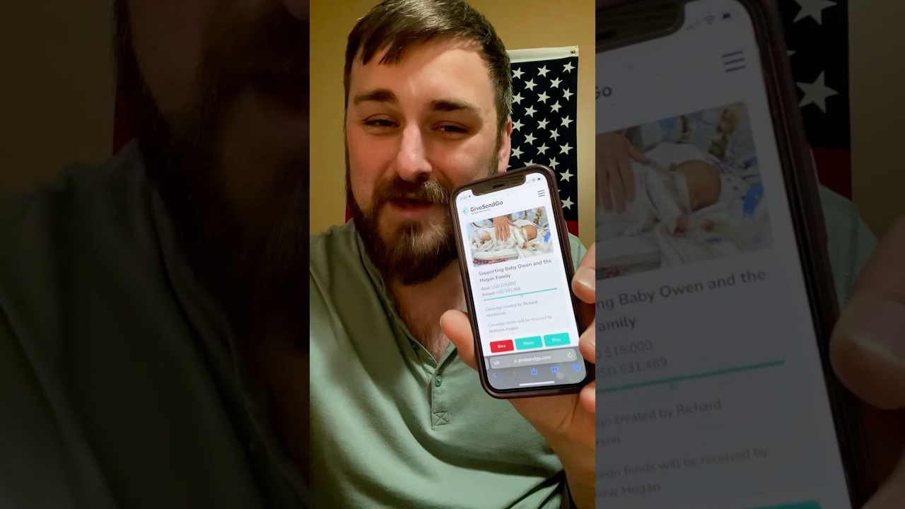 He started a GiveSendGo for his nephew 😇