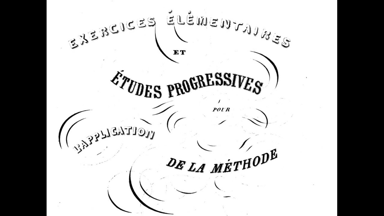 Moscheles Premieres exercices en doubles notes 1-3 from the Méthode des Méthodes