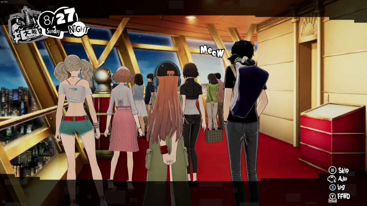 Persona 5 Strikers - Going to Tenboto tower with the ladies