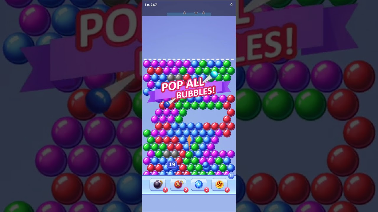 Shoot bubble game #games #gaming #gameplay 