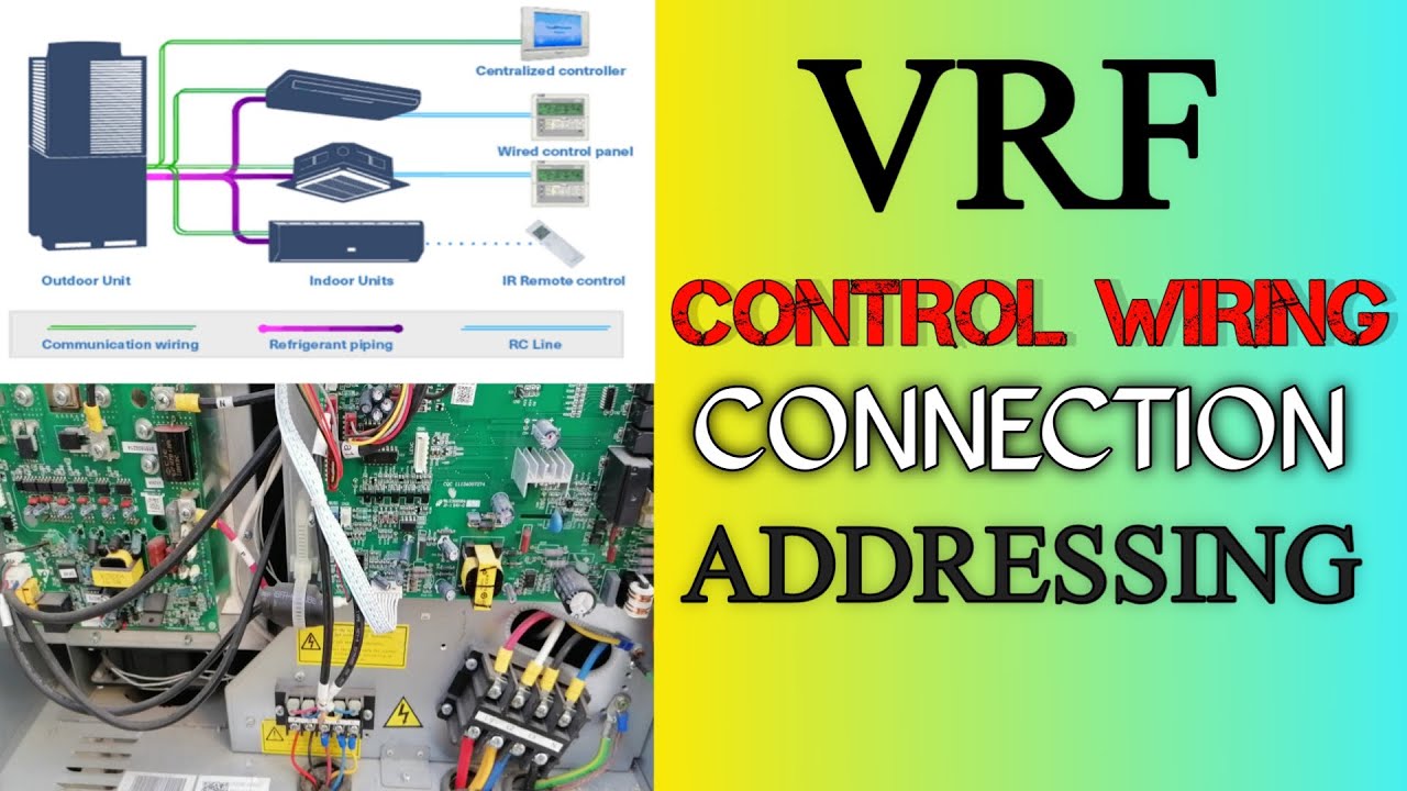 VRF Control Wiring Connection | VRV Wiring Diagram And Connection | VRF Out Door Control Wiring