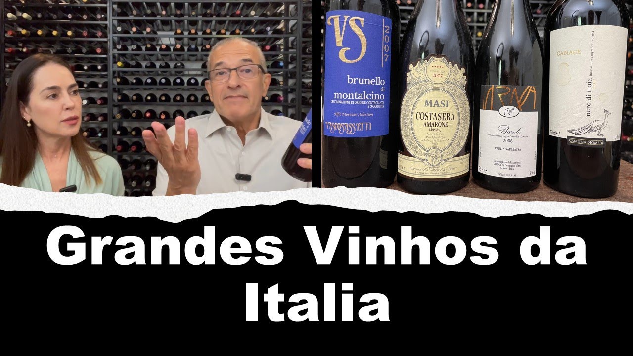 Itália: Barolo x Amarone x Brunello x Nero di Troia