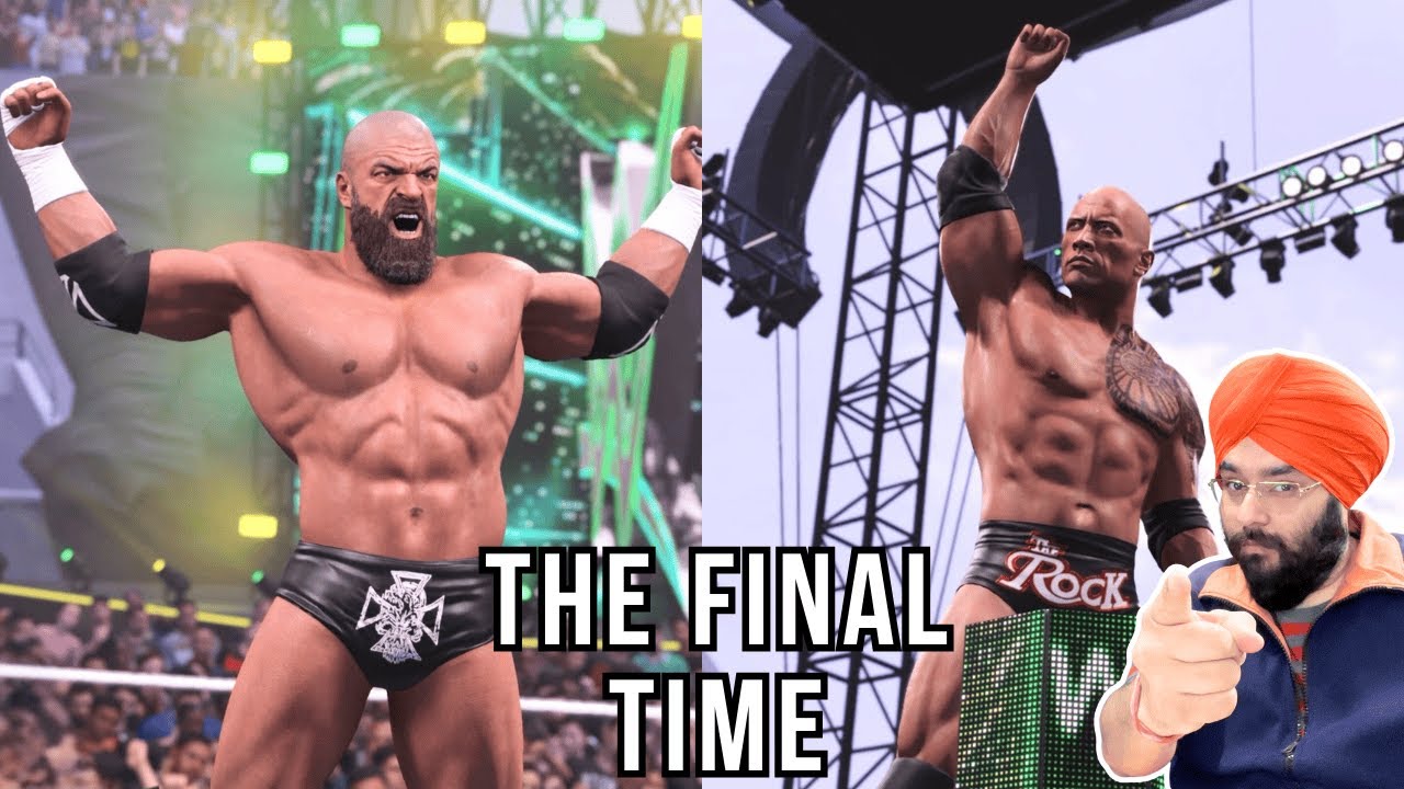 Triple H vs The Rock - The Decider | Attitude Era Finale | WWE 2K25