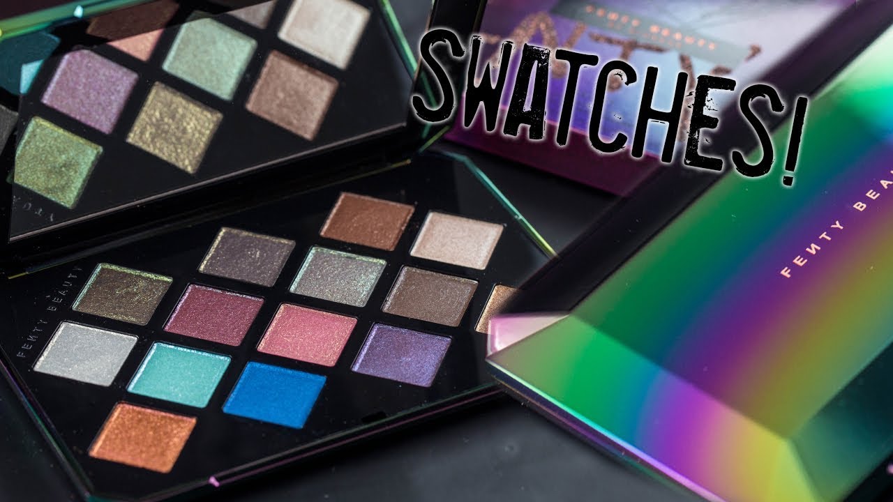 FENTY BEAUTY GALAXY EYESHADOW PALETTE|| REVIEW & SWATCHES
