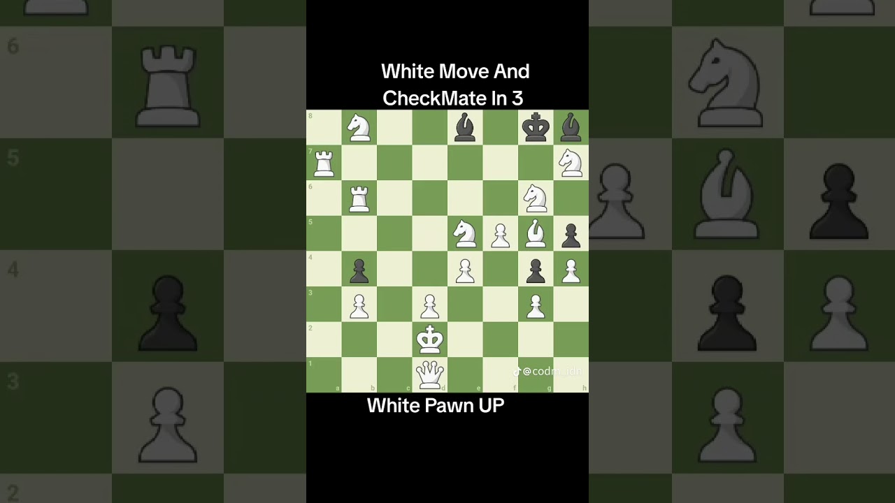 Problem Catur 3 Langkah Mati #promblemcatur #problemchess