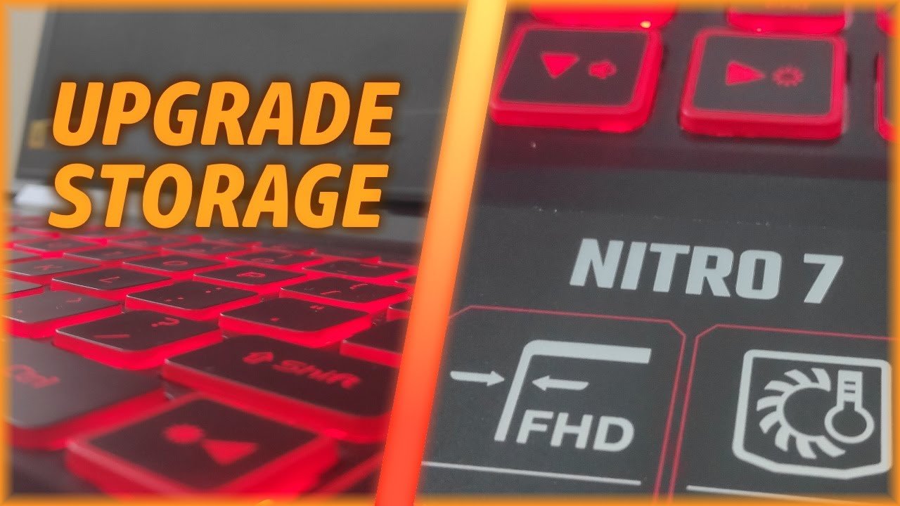 How to install new NVMe storage for Acer Nitro 7