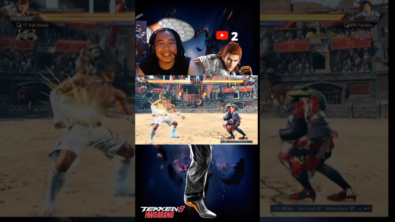 Мы тренируемся в имитации подготовки к атаке Ки-зарядом! 😂🤣🦖 с участием @bapakgamer90 #tekken8 #t...