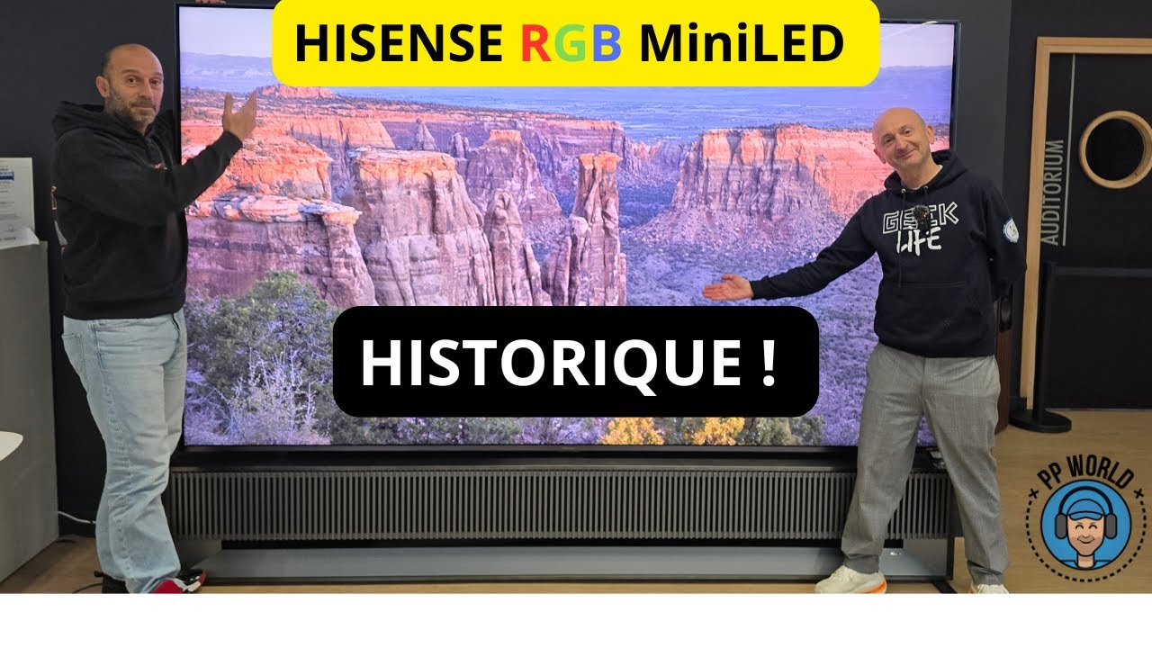 TV Hisense RGB MiniLED : premières mesures HISTORIQUES, le QD OLED dépassé ?