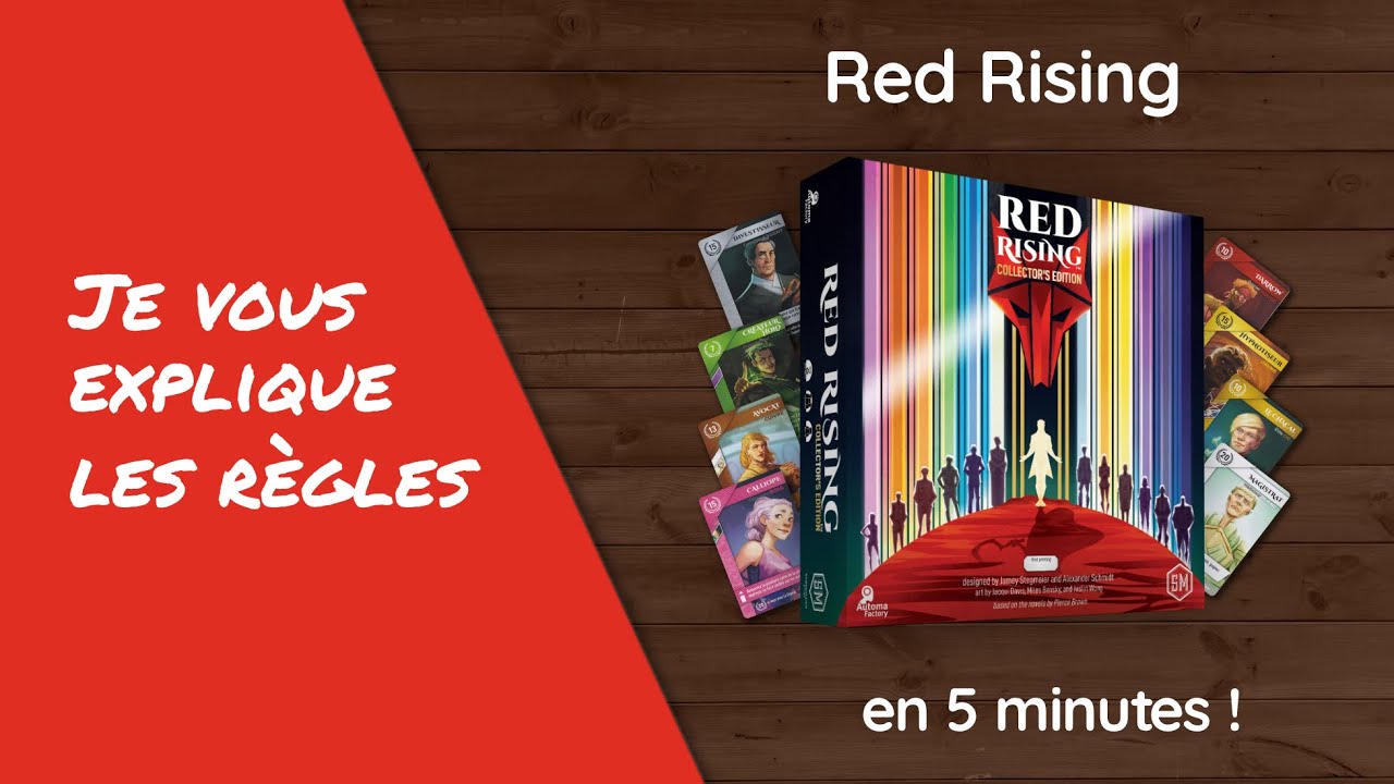 Je vous explique les règles du jeu RED RISING en moins de 5 minutes!