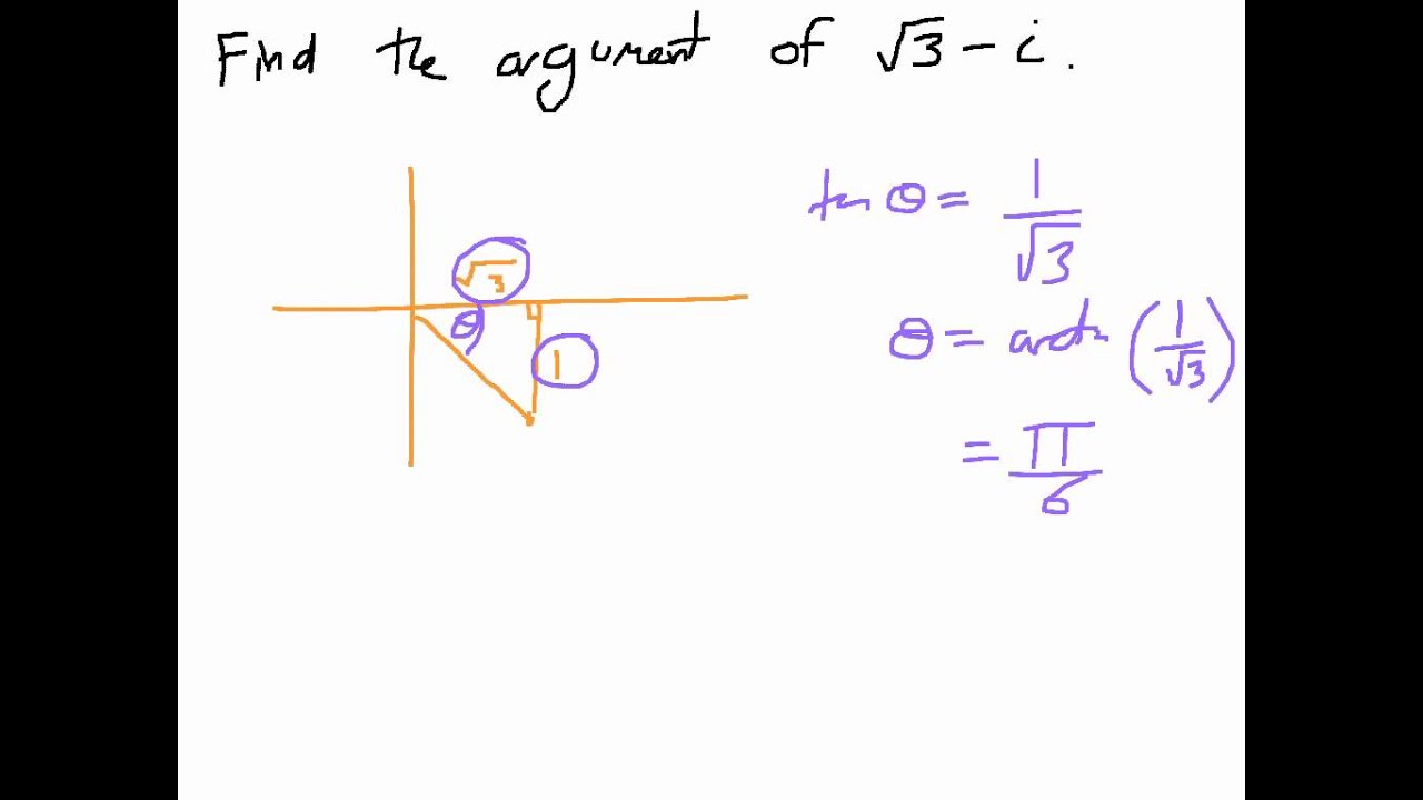 How to Find the Argument of Complex Numbers