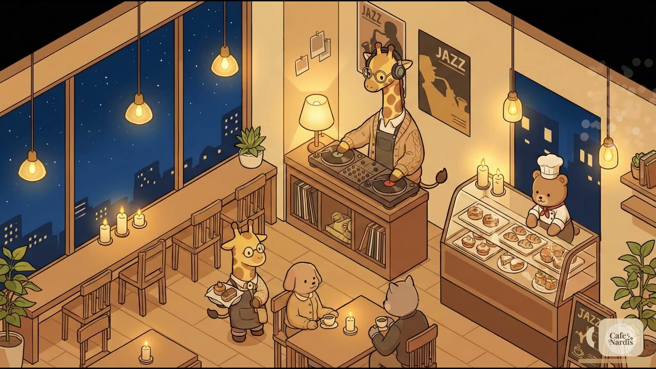 모닝 재즈 피아노 - 로파이 감성 카페음악 3시간 | Cafe Nardis
